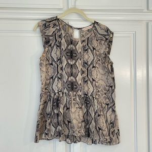 Rebecca Taylor Silk Snakeskin print Blouse - 2